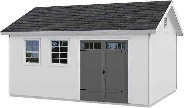 Handy Home Products Scarsdale 12 ft. W x 16 ft. D Wood Storage Shed with Floor