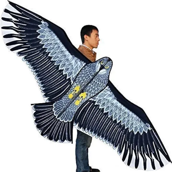 HENGDA KITE-Strong Eagles!Huge Beginner Eagle Kites for Kids and Adults.74-Inch