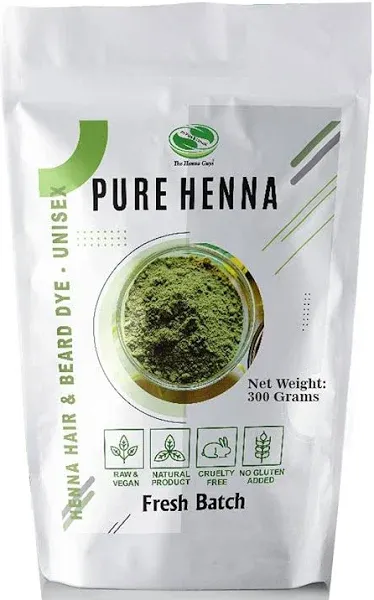 300 Grams - 100% Pure Henna Powder For Hair Dye - Red Henna Hair Color