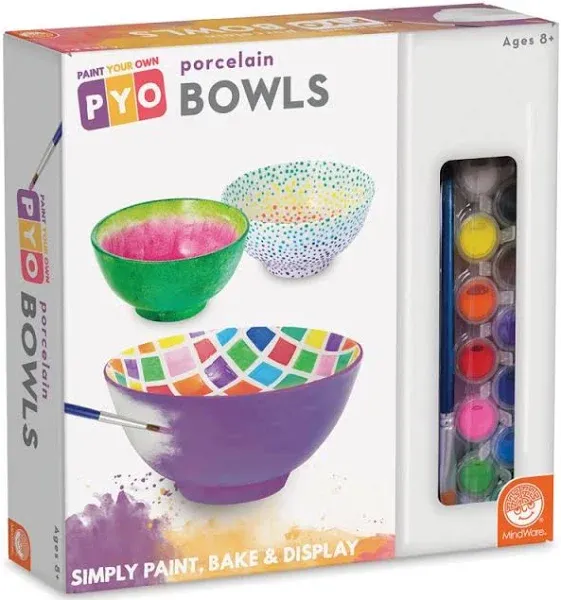 MINDWARE Paint Your Own Porcelain Bowls