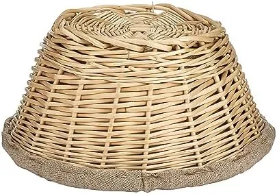 Matfer (118511) 9 1/2" Banneton Linen Lined Wicker Basket