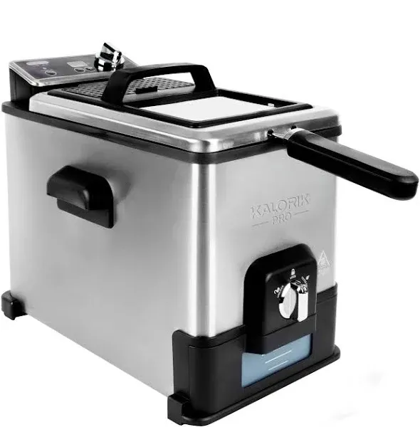 Kalorik Pro 4.2 Quart Triple-Basket Deep Fryer