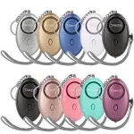 Taiker Personal Alarm for Women, 10 Pack 140db Emergency Self-Defense Security Alarm Keychain with LED Light for Women Kids and Elders