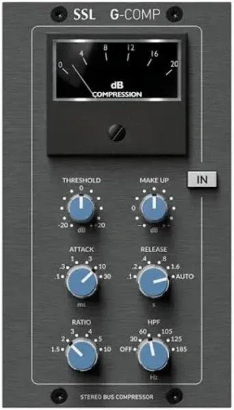 SSL G-Comp MK2 500 Series Single-Channel Stereo Bus Compressor Module