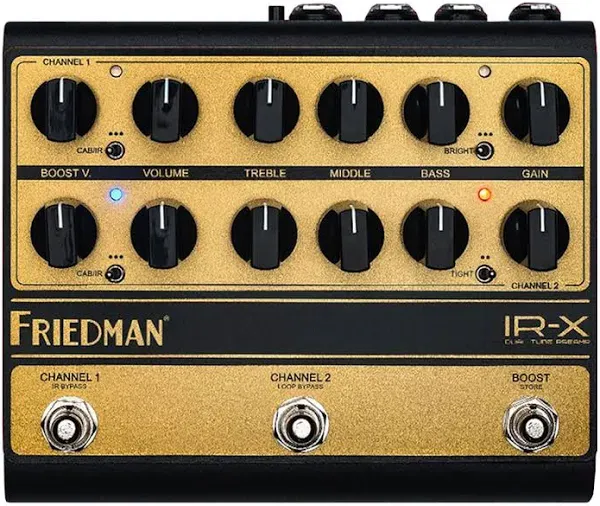 Friedman IR-X Dual Tube Preamp and DI Pedal