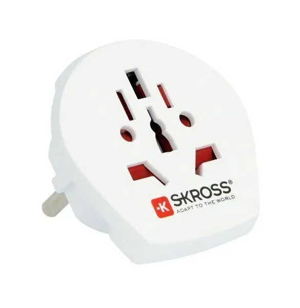 Skross World to Europe USB Travel Adaptor White