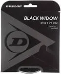 Dunlop Black Widow 17 G Tennis String (Black)