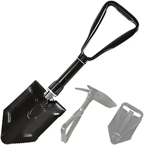 REDCAMP Military Small Folding Shovel