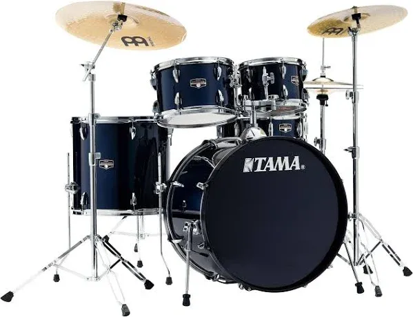 Tama IE52C Imperialstar 10 / 12 / 16 / 22 / 5x14" 5pc Drum Set with Meinl HCS Cymbals and Hardware | Reverb