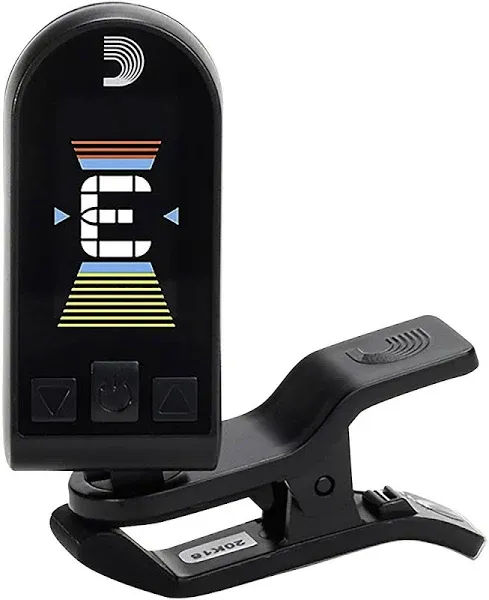 D&#039;Addario Equinox Rechargeable Clip-On Tuner 2 Pack