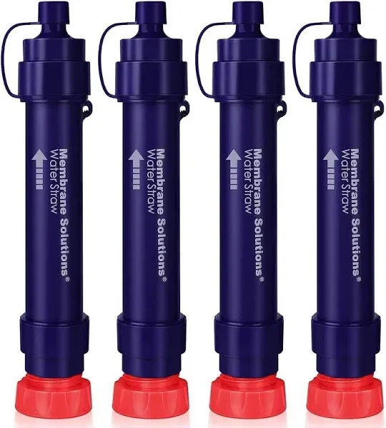 Membrane Solutions WS02 Detachable 4-Stage Water Filter Straw