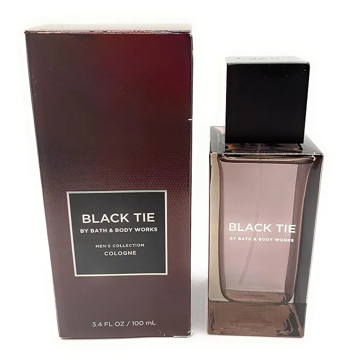 Bath & Body Works Black Tie Men's Fragrance 3.4 Ounces Cologne Spray