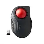 ELECOM MOS wireless (receiver included) Trackball S size Small index finger