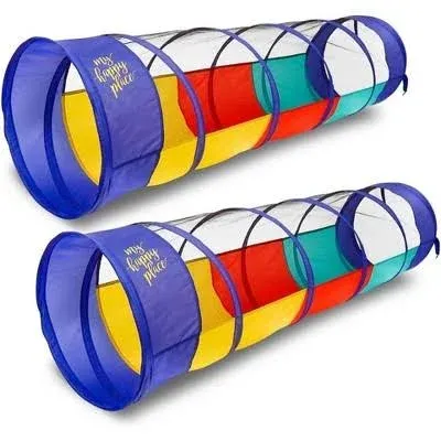 Kiddey Play Tunnel for | Crawl Tunnels with See Through Sides | Outdoor &amp; Ind...