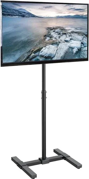 VIVO Mobile 13" to 50" TV Floor Stand, Height Adjustable Mount w/ Wheels