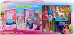 Barbie Pet Daycare Playset with 2 Dolls and 7 Animals