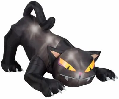 Gemmy Animated Black Cat Halloween Airblown Inflatable