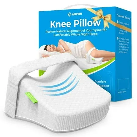 AUVON Contoured Leg Knee Pillow