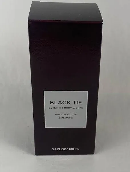 BATH AND BODY WORKS - BLACK TIE - MEN&#039;S COLLECTION COLOGNE - 3.4 FL OZ