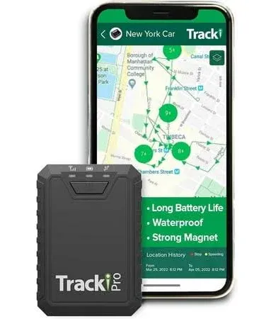 Tracki Pro GPS Tracker for Vehicles Up to 7 Months Waterproof Magnetic 4G LTE Long Battery Life 2-7 Month