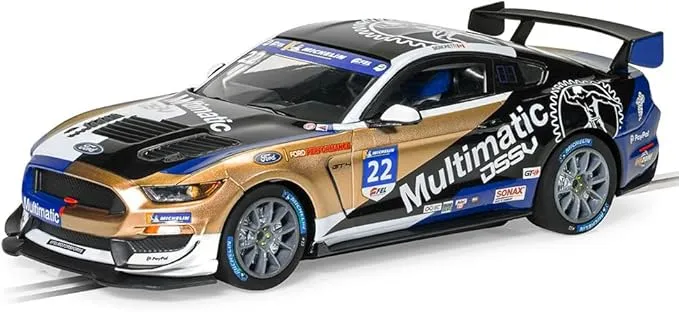 Scalextric Ford Mustang GT4 Multimatic Motorsport #22 Canadian GT 2021 1:32 Slot Race Car C4403