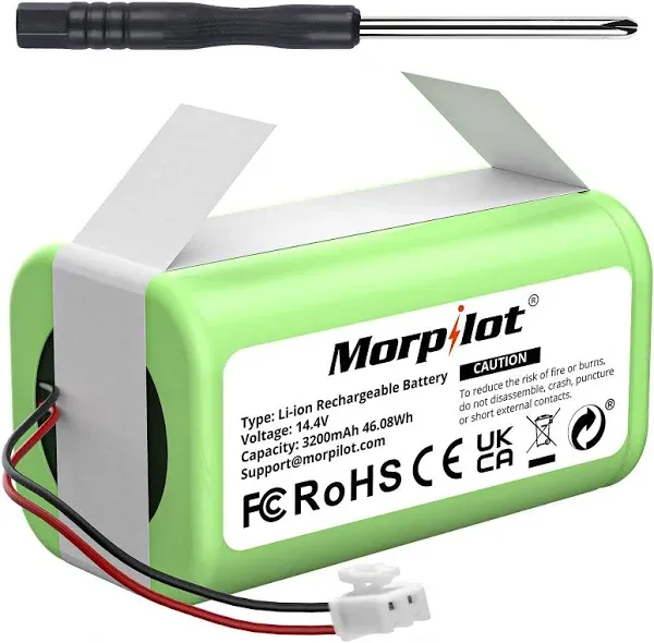 3200mAh Replacement Battery for Shark Vacuum RVBAT850 Battery for Shark Ion R75