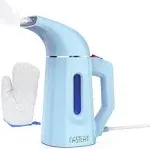 MASTEAM Steamer for Clothes Steamer,Handheld Shirt Steamer Hat Steamer for Home and Travel with Automatic Shut-Off Safety Protection, 180ml Blue, H009,