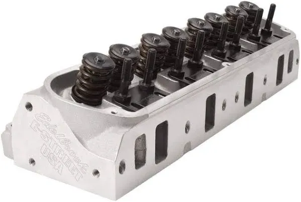 Edelbrock 5023 Small-Block Ford E-Street Cylinder Heads 1.90&#034; Made in USA!