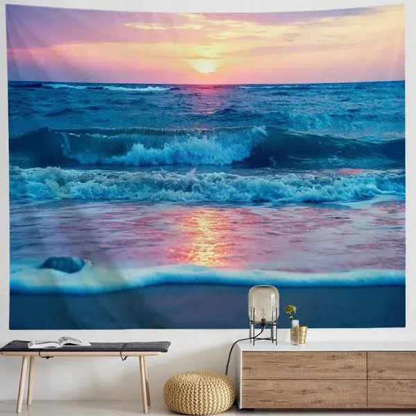 Icosamro Ocean Tapestry Wall Hanging