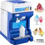 VEVOR 110V Electric Shaved Ice Machine 250W Snow Cone Maker Tabletop w/Adjustabl