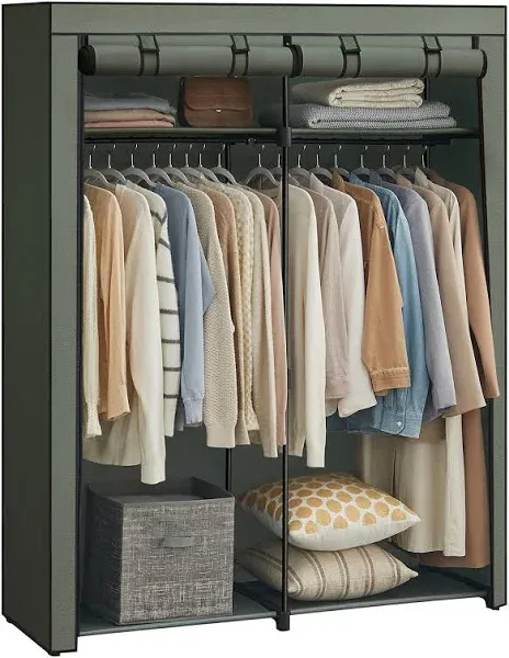 Portable Closet for Bedroom Dark Blue