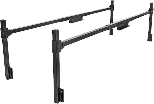 AA-Racks Model X-TCR Universal Truck Caps & Topper Ladder Rack 2 Bar Ladder Rack Adjustable Iron Cross Bar