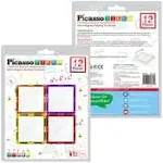 PicassoTiles 12pcs Mirror Magnetic Building Tile Set