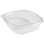 Karat 24oz Pet Plastic Hinged Deli Container - 200 ct, Clear