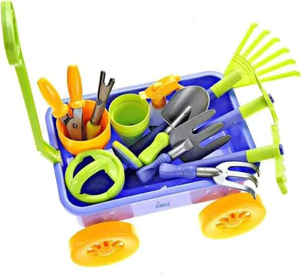 Dimple Garden Wagon & Tools Toy Set