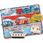 Vehicles Chunky Puzzle, 9" x 12", 9 Pieces