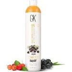 GK HAIR Global Keratin The Best ACAI (33.8 Fl Oz/1000ml) Smoothing Keratin Hair Treatment - Professional Brazilian Complex Blowout Straightening For Silky Smooth & Frizz Free Hair