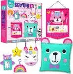 KRAFUN My First Sewing Kit for Beginner Kids Arts &amp; Crafts