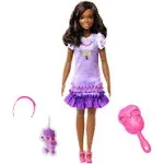 NEW My First Barbie Easy To Dress Doll African American AA Mattel Read! See Pics