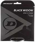 Dunlop Black Widow 17 G Tennis String (Black)