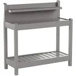 Dura-Trel Vinyl Greenfield Potting Bench - Mocha