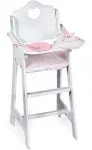 Badger Basket Chevron Doll High Chair