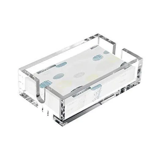 Richboom Clear Acrylic Guest Towel Napkin Holder