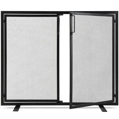 Best Choice Products 38.5x31in 2-Door Fireplace Screen