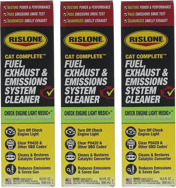 Rislone Cat Complete Fuel, Exhaust Emissions System Cleaner 4720