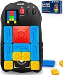 Skywin Klotski Puzzle Game - 500 Entertaining Fun & Mind Training IQ Puzzles - Unblock Super Slide Electronic Sliding Puzzle Brain Game Toy