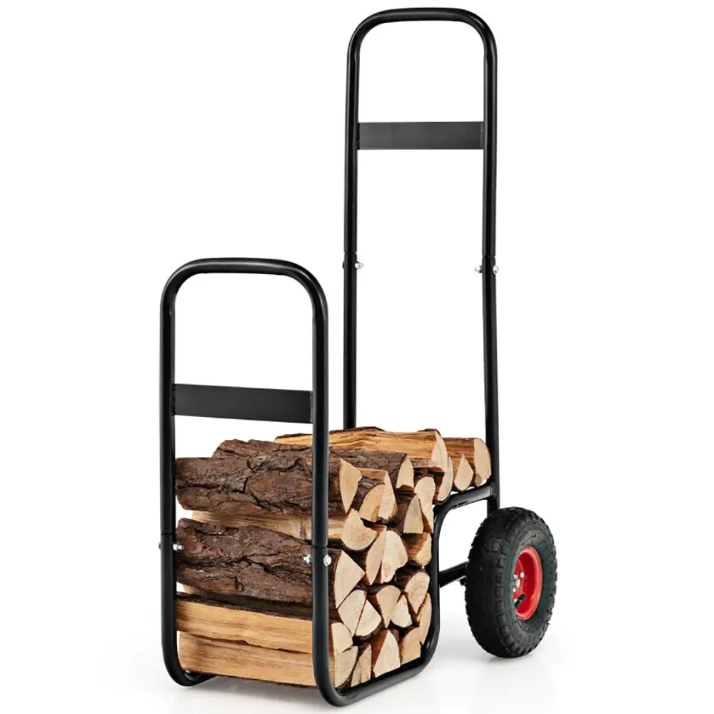 Costway Firewood Log Cart Carrier