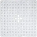 Square Shower Mat Non Slip - 21x21 Shower Stall Mat - Small Shower Mat - Clea...