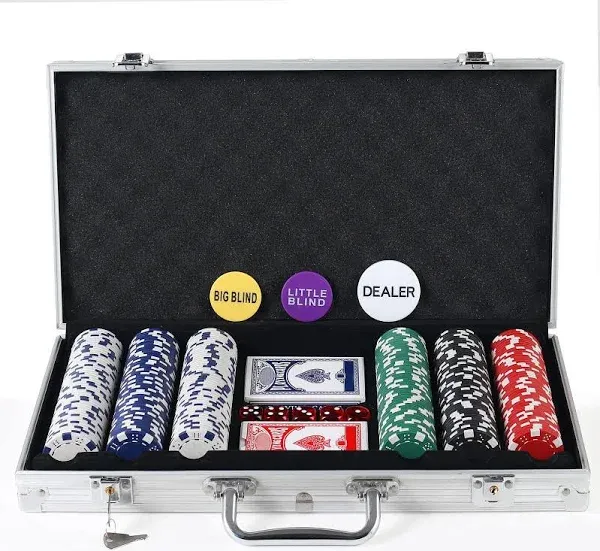 LUOBAO Poker Chips Set for Texas Holdem,Blackjack, Tournaments