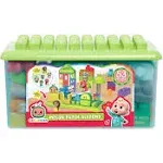 Just Play CoComelon Patch Academy, 53 Large Building Blocks Includes 6 Character Figures, Officially Licensed Kids Toys for Ages 18 Month